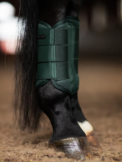 Equestrian Stockholm - FW26 Sycamore Green - Mesh Brushing Boots beenbeschermers