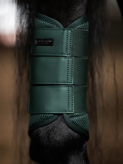 Equestrian Stockholm - FW26 Sycamore Green - Mesh Brushing Boots beenbeschermers