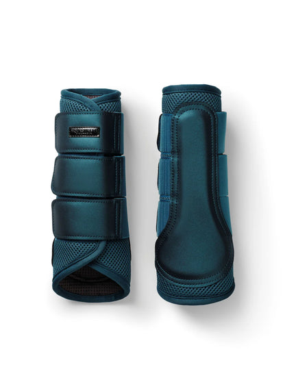 Equestrian Stockholm - FW25 Teal Blue - Mesh Brushing Boots Beinschützer