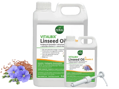 Vitalbix | Pompa dosatrice per olio di semi di lino 2 litri e 5 litri