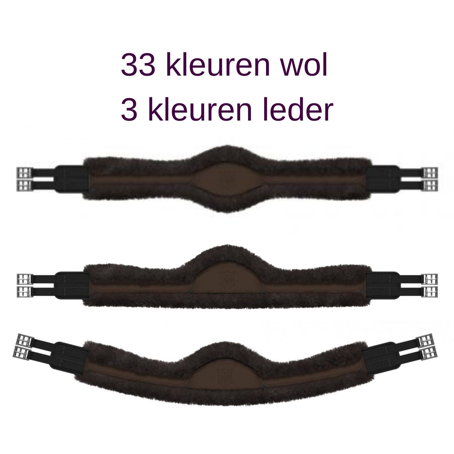 Veelzijdigheidssingel luxe leder Slim Line