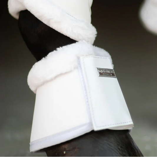 Equestrian Stockholm - Core Collection - White Silver Bell Boots Hufglocken