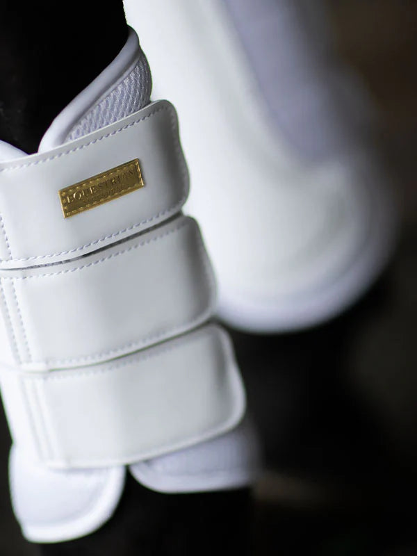 Equestrian Stockholm - Core Collection - Paratendini White Gold Mesh Brushing Boots beenbeschermers