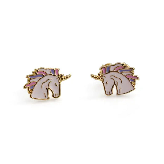 Wildflower Co - Unicorn oorbellen studs