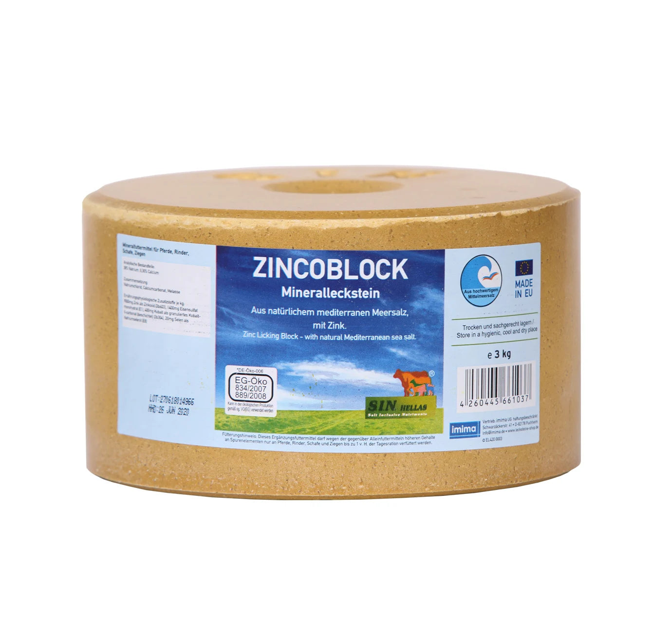 Imima - Mineralleckstein 3KG (verschiedene Varianten)